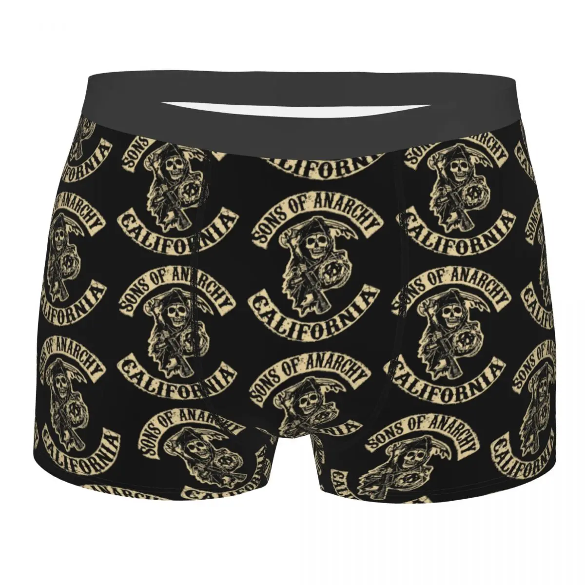 

Sons Of Anarchy Underpants Breathbale Panties Male Underwear Print Shorts Boxer Briefs