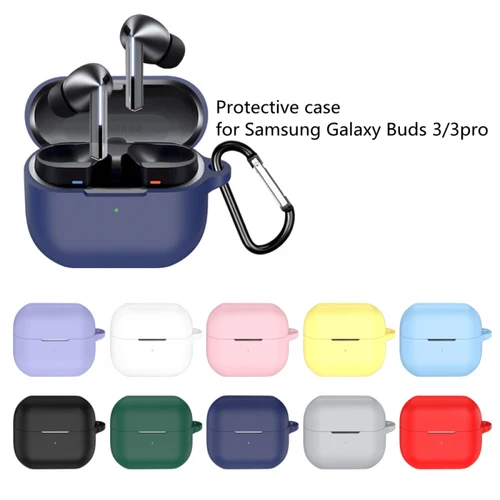 Para Samsung Galaxy Buds 3 Pro/3 Funda de silicona para auriculares Funda para auriculares a prueba de caídas y polvo