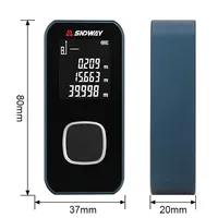 Mini Metal Laser Distance Meter 40M 50M 60M 100M IN FT M Tape Measure Trena Lazer Rangefinders OLED Display Construction Tools