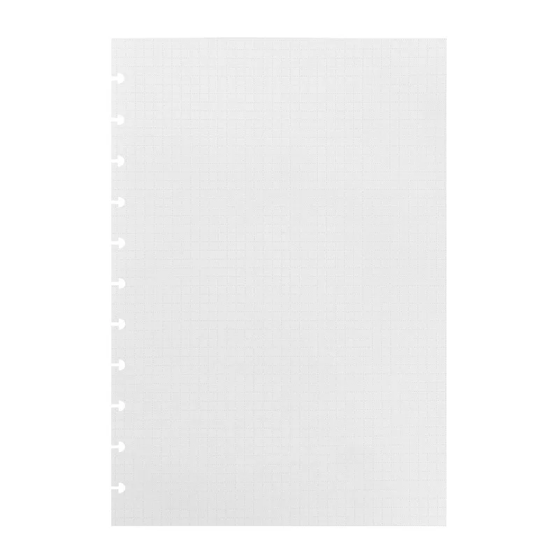 Cuaderno de hojas sueltas A4 con agujero De Seta recargado, cuadernos en blanco de línea Horizontal y diarios, cuaderno de hojas sueltas, papel de