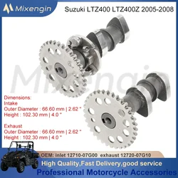 inlet 12710-07G00 exhaust 12720-07G10 Camshaft For Suzuki LTZ400 LTZ400Z LT Z400 LT Z400Z 2005-2008 Motorcycle Engine Parts