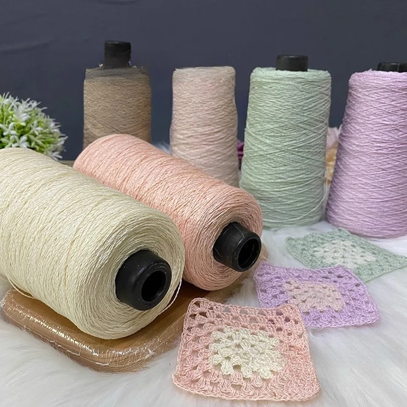 

500g Per Ball 100% Pure Linen Hand-woven Wool Thread DIY Handmade Woven Summer Cardigan Sun-protective Shawl Dresses Materials