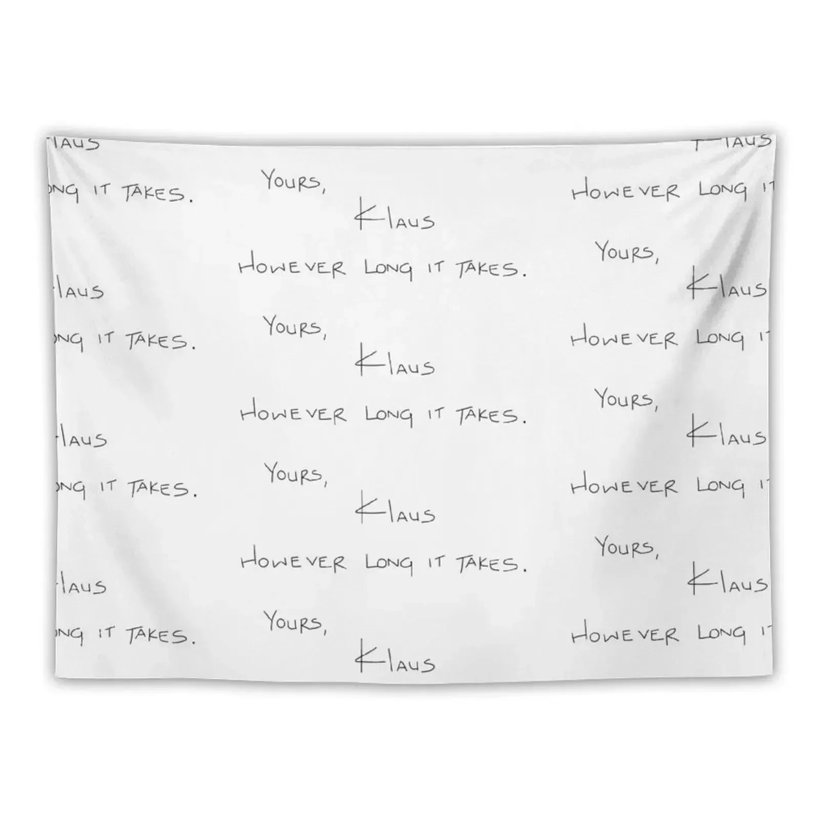 Klaus Letter to Caroline Tapestry Decoration Room Home Decorations Wall Tapestries Tapestry