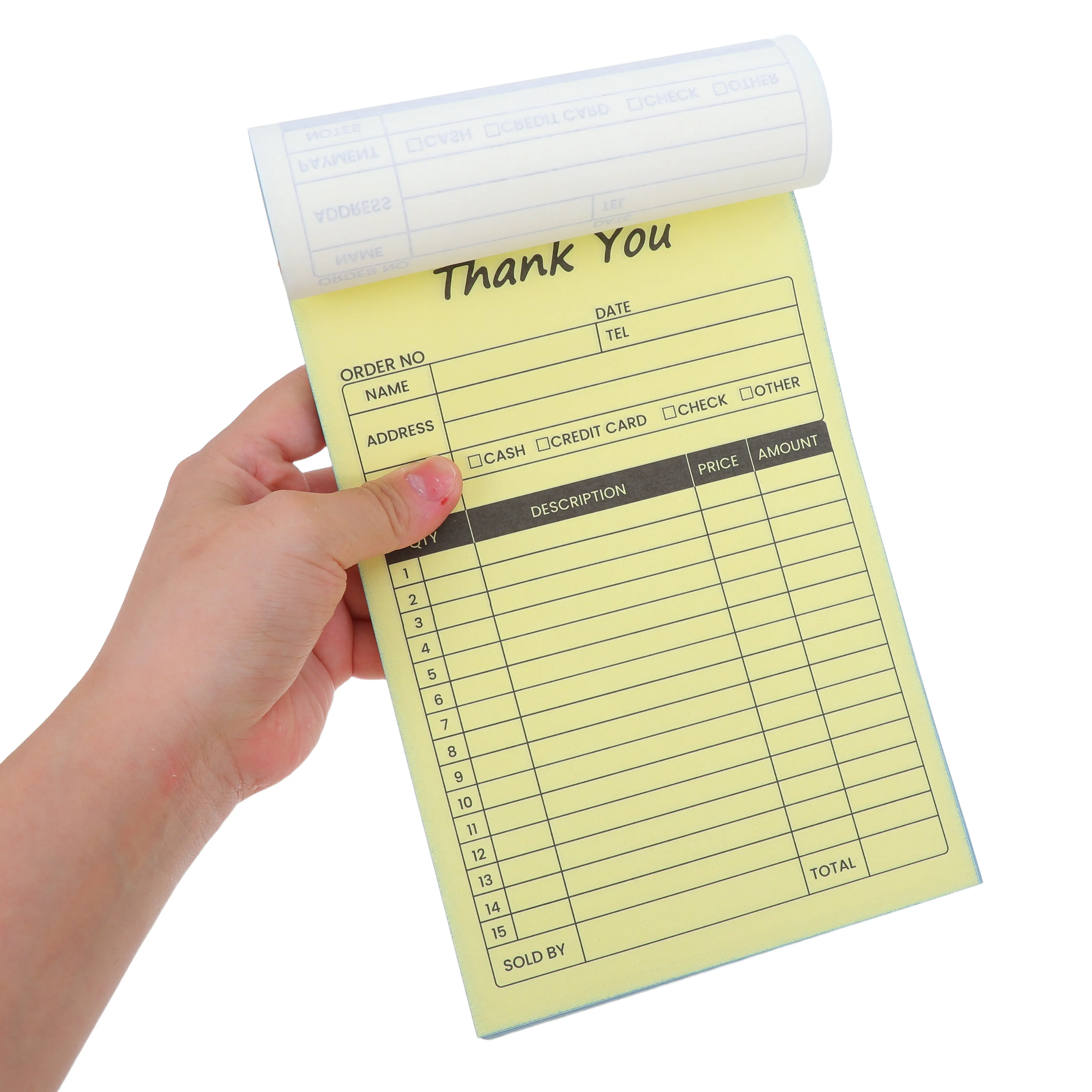 

Книга-журнал для заказов и счетов-фактур (2 части), 2 шт., картонная, для розничной торговли и ресторанов