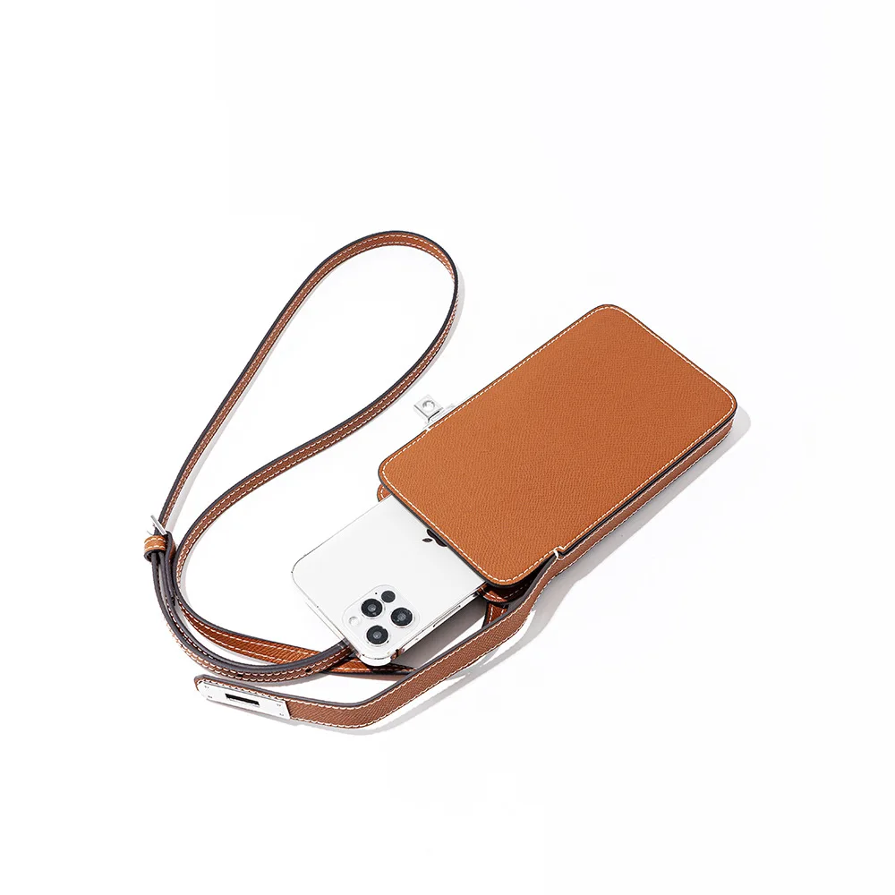 2026 new model mobile phone case, selling well as a souvenir bag, genuine leather box, palm print bag