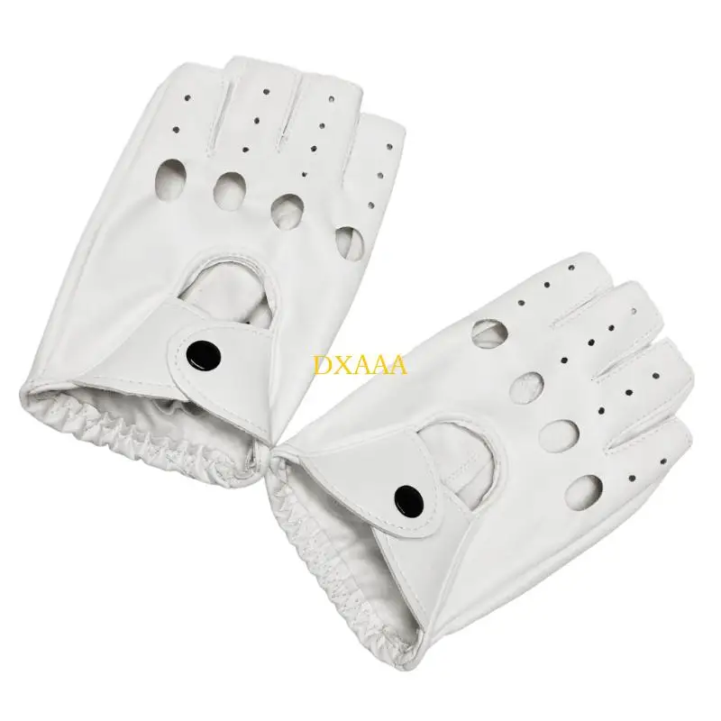 DXAA Ladies Punk Gloves Half Finger Design Night Out Photography Fashion Accessory
