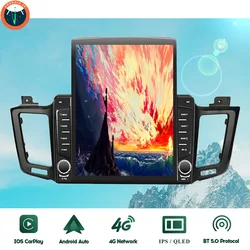 Octa Core 8G+128G Android 14.0 For Toyota RAV4 RAV 4 2012 - 2018 Car Auto Radio Stereo Video DVD Player GPS Navi Multimedia HU