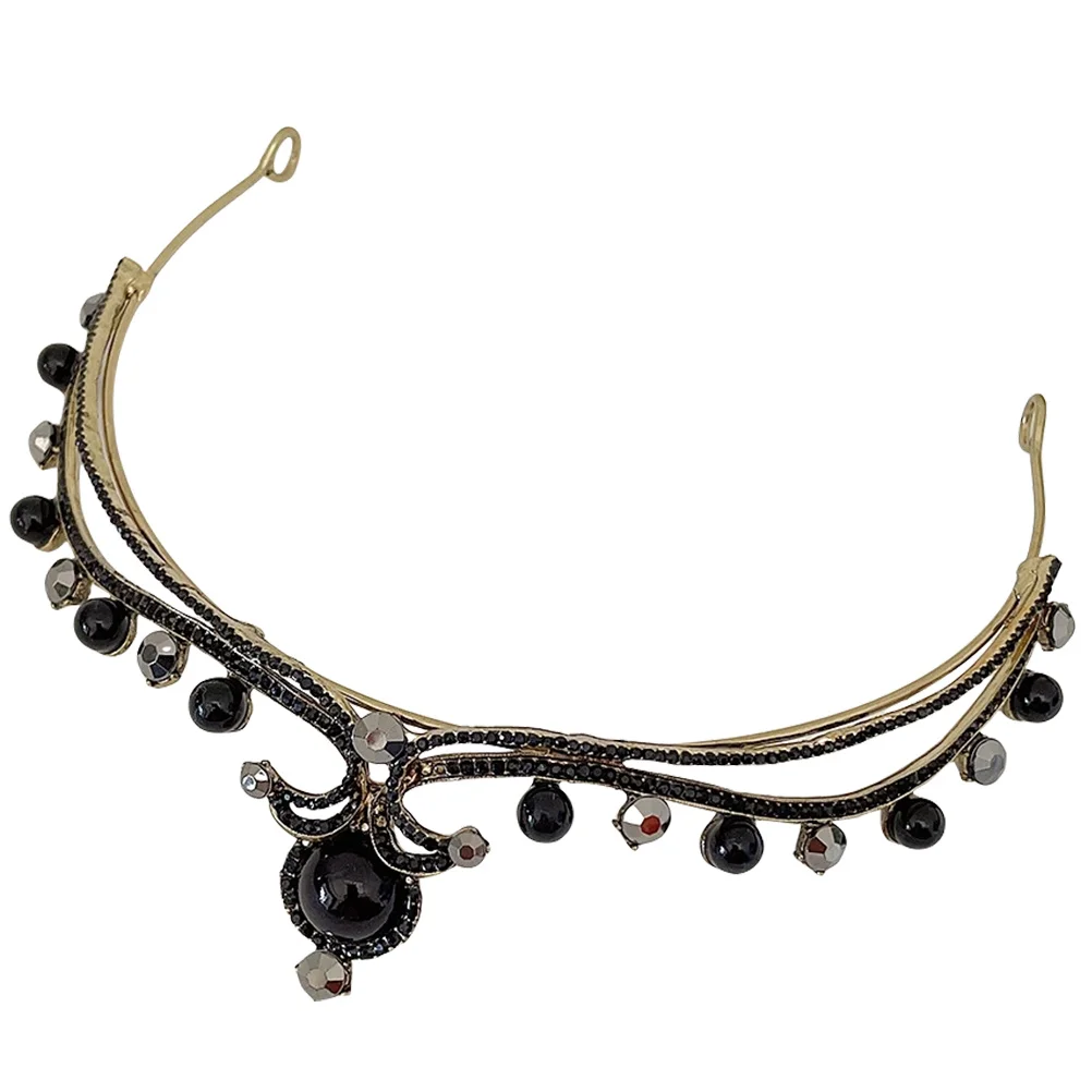 Avondjurk Haaraccessoire Kristallen Tiara Voor Vrouwen Bruiloft Bruidsfeest Strass Kroon Hoofdband Haarsieraden