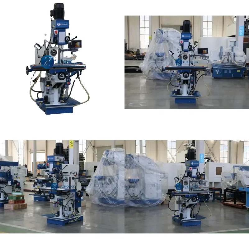 LUZHONG ZX7550ZW Light Duty Milling Machine for Universal Vertical Aluminium Profile Drilling Tool