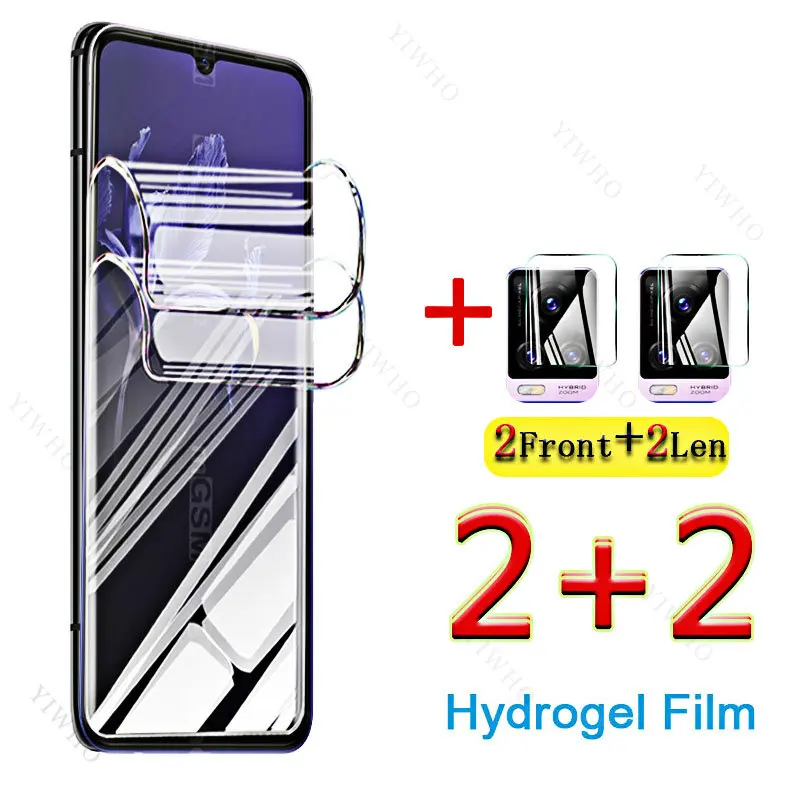 6in1 Hydrogel Film 6.44 Inch Camera Lens for Vivo V20 HD Front Screen Protector Soft Film for Vivo V2025 Vi Vo V 20 Safety Glass