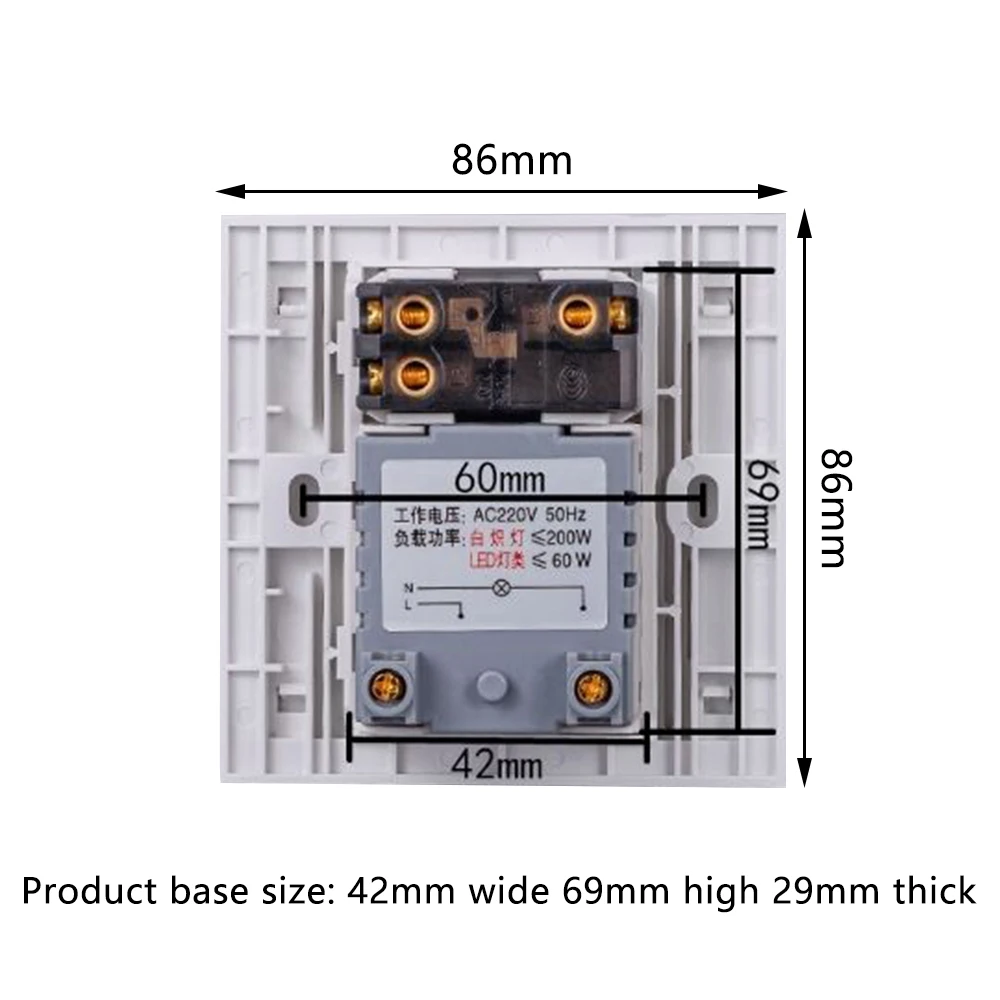 Sensor de movimiento interruptor de inducción humana ac110 - 240v PIR interruptor de inducción humana infrarrojo Lámpara LED hogar inteligente