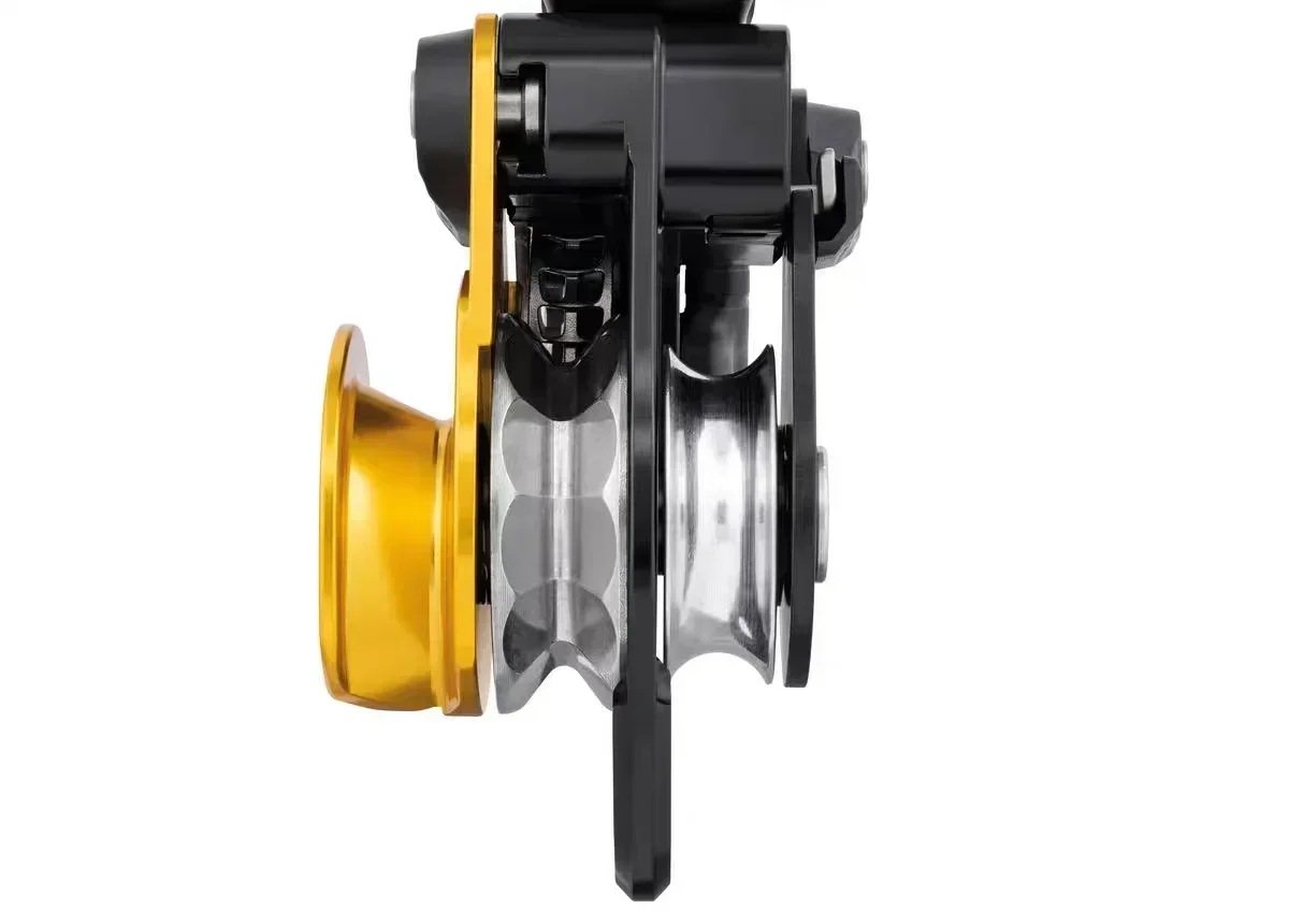 تسلق P001DA رفع بكرة التوأم الإصدار وظيفة اتجاه واحد وقف بكرة مزدوجة المبيعات الساخنة