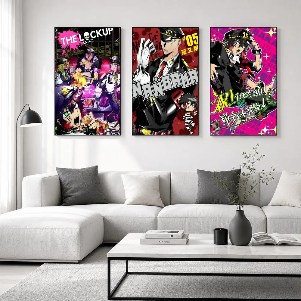 ANIME N-Nanbaka Poster High-definition posters, wall art for living room and home decor.