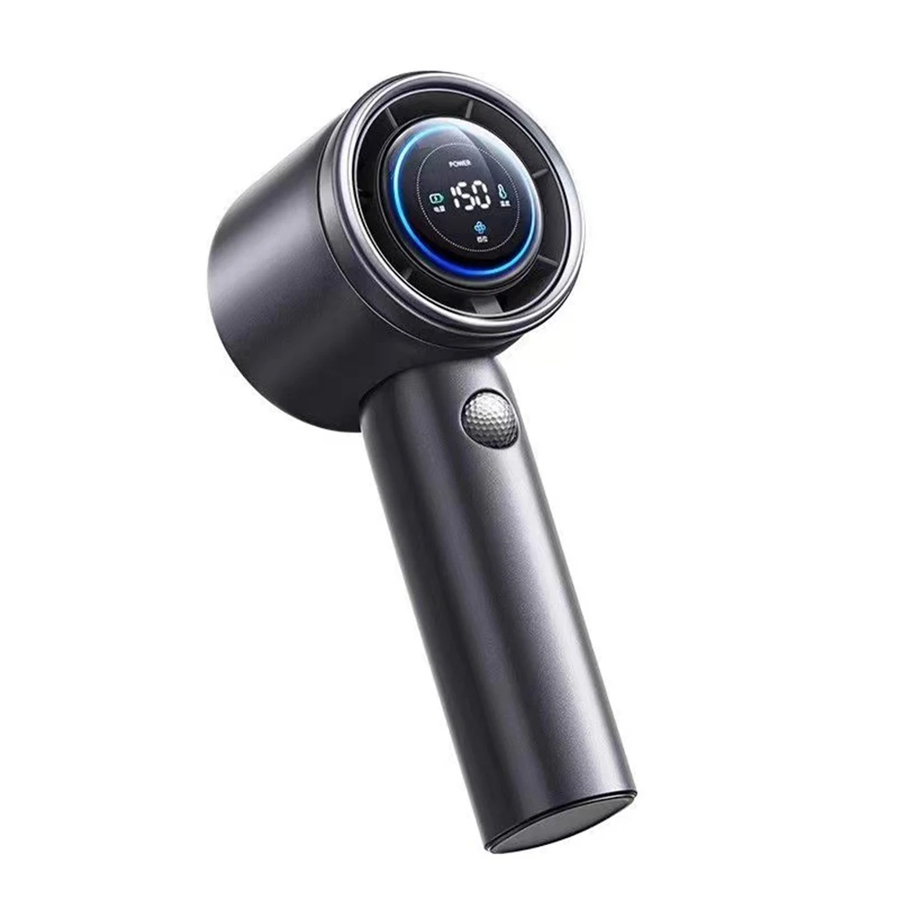 USB 충전식 미니 휴대용 전기 선풍기, 고속 선풍기, 150 기어 터보 선풍기, 풍속 10 m/S, 여름 필수품, 1 개