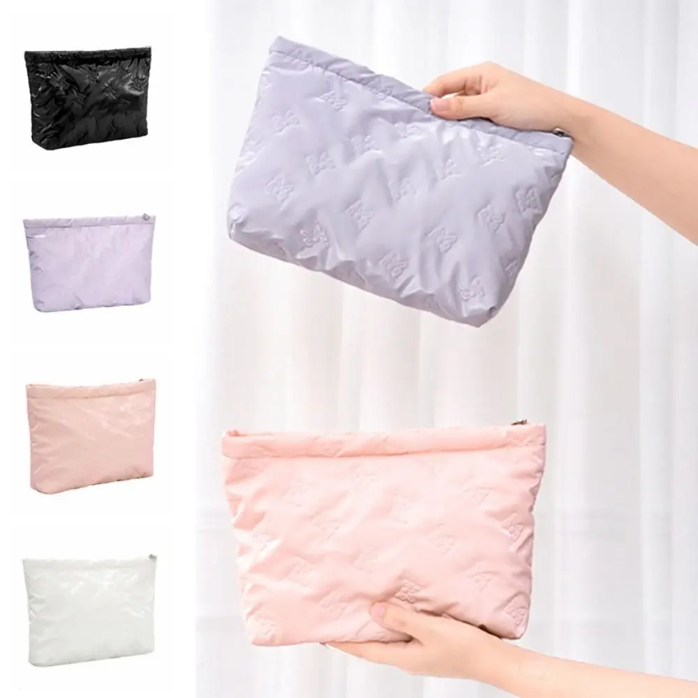 

Creative Travel Toiletry Organizer INS Waterproof Mini Makeup Bag with Handle Zipper Cosmetic Container Travel Cosmetics Storage