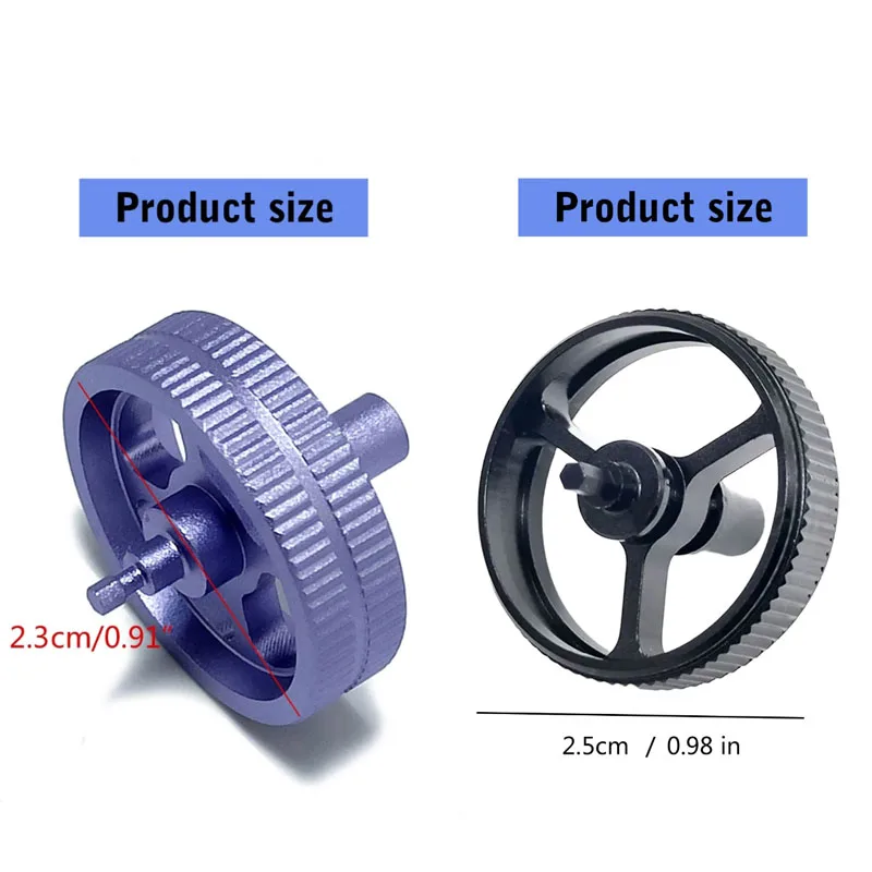 Sostituzione dei rulli della puleggia della ruota del rotolo del Mouse in lega di alluminio per Logitech G102 G304 G305/per GPRO Wireless GPROX Superlight