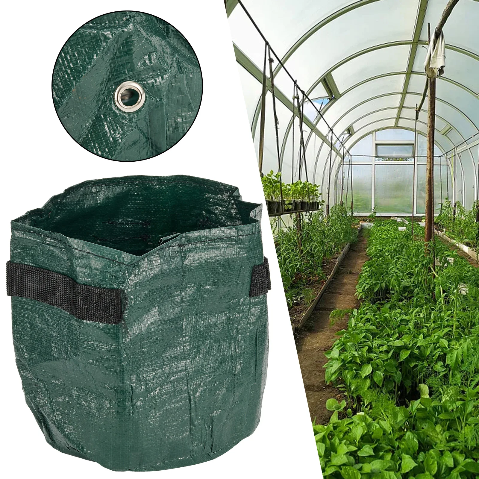 أكياس زراعة البطاطس حقيبة نمو نباتات الطماطم والخضروات في الهواء الطلق أواني الحدائق أدوات الحدائق حديقة الشرفة الخضراء استنزاف خارجي قابل لإعادة الاستخدام #6