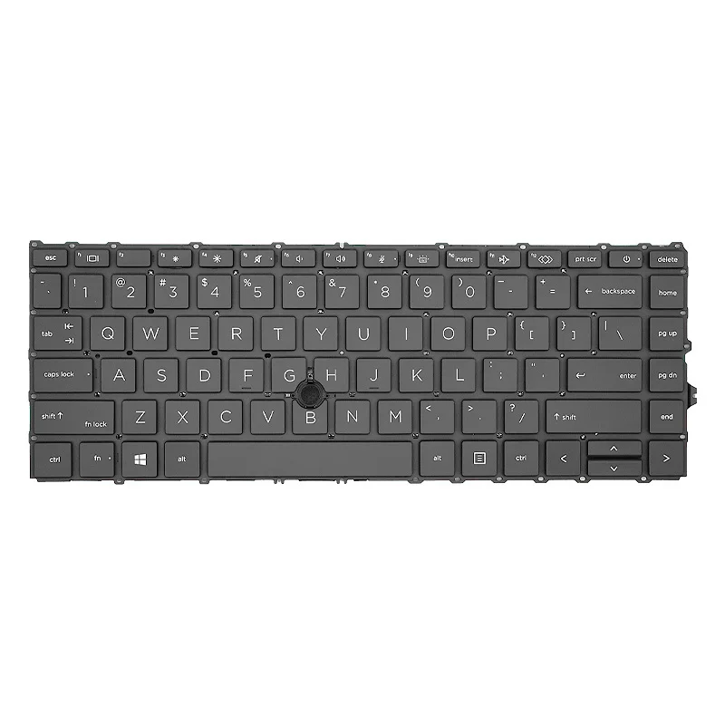 SP/US/FR Rosyjski Hiszpański Francuski UK Podświetlana Klawiatura Do HP EliteBook 840 G7 845 G7 840G8 845 G8 SPA Euro L87607-201 HPM19F7