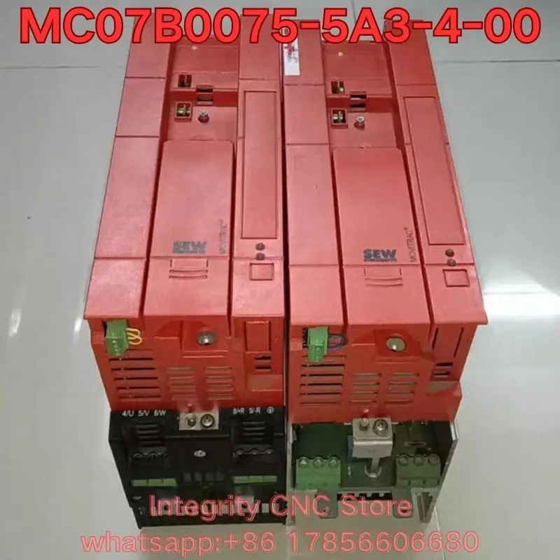 Second-hand MC07B0075-5A3-4-00 inverter function test is normal