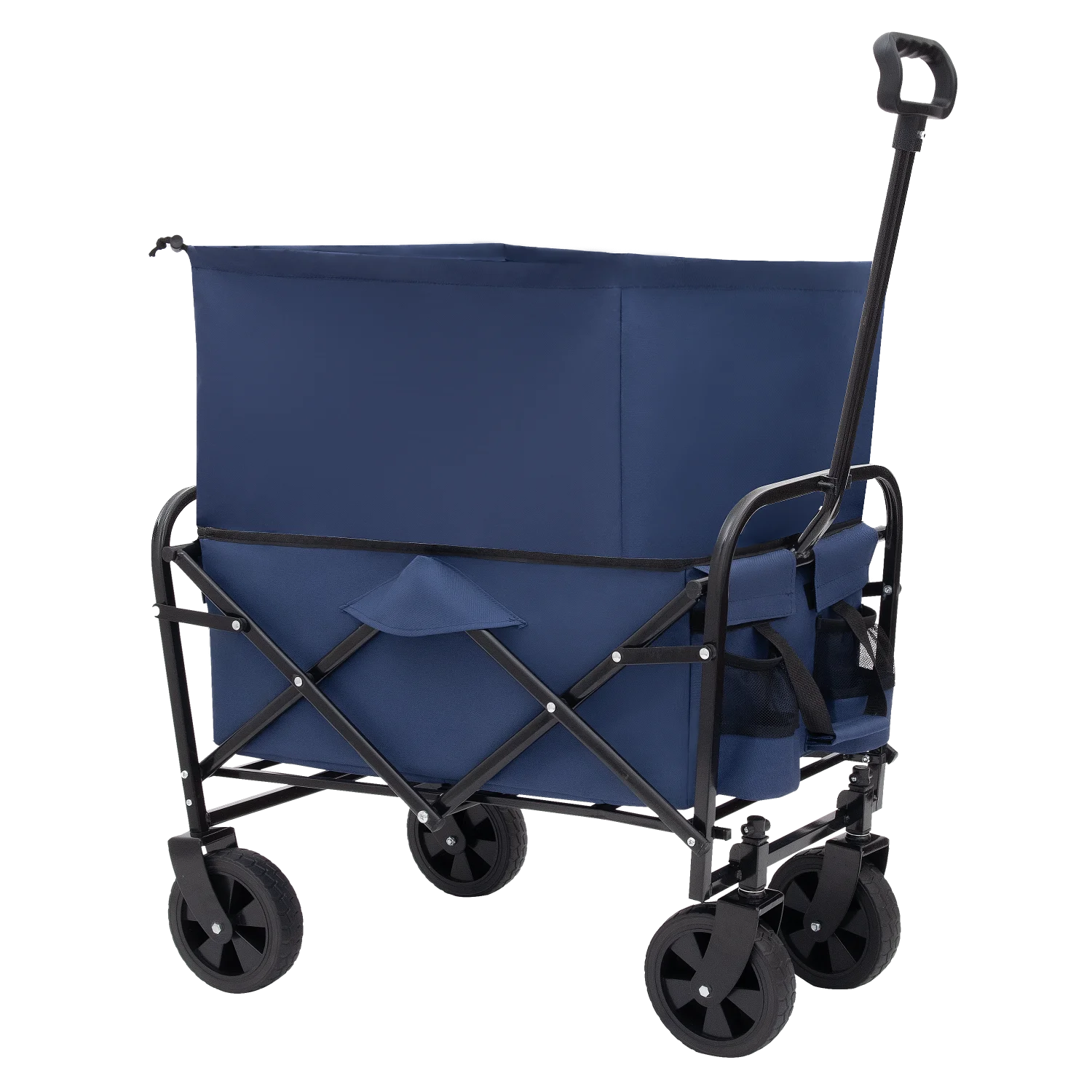 Collapsible Foldable Wagon Cart Beach Wagon Heavy Duty Utility Cart Utility Wagon Grocery Cart for for Camping Shopping Sports G