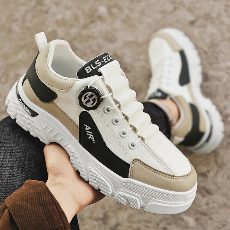 Brand Men Sneakers Leather Pla - Sports Equipment Brands review and price