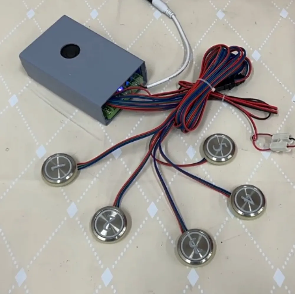 Elevator Button Prop Real Life Escape Room Press Buttons to Open Door and Get the Clues Chamber Game EX ZYU
