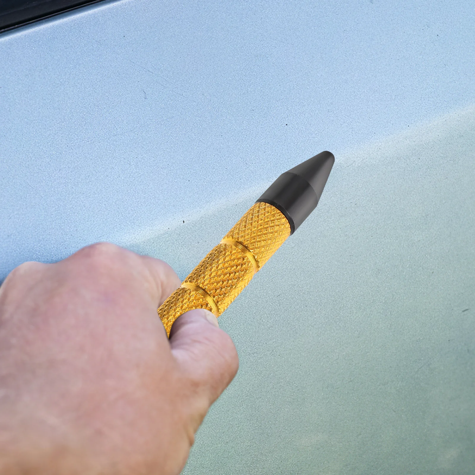 

1Set Metal Tap Down Pen Tool Set DIY Auto Body Dent Removal Hammer Kit Replaceable Heads Pen Auto Body