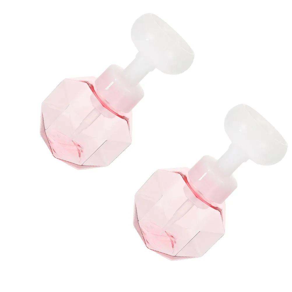 

2 шт. портативных флакона-пенообразователей в форме цветка для очищающего молочка, шампуня, геля для душа, средства для мытья рук и посуды