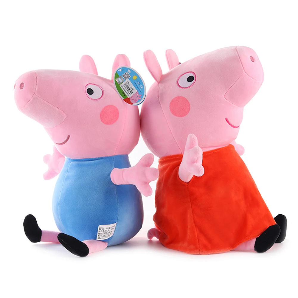 19 cm Original Peppa Pig Plüschtiere George Eddie Bär Mr Dinosaurier Cartoon Anime Figur Gefüllte Plüschtiere Kinder Weihnachtsgeschenk Spielzeug