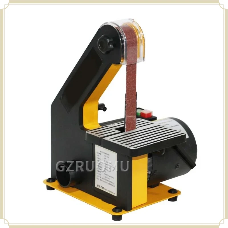 220V 300W Table Belt Sander Copper Motor Wood Metal Polishing Grinding Machine Knife Chamfer Tool
