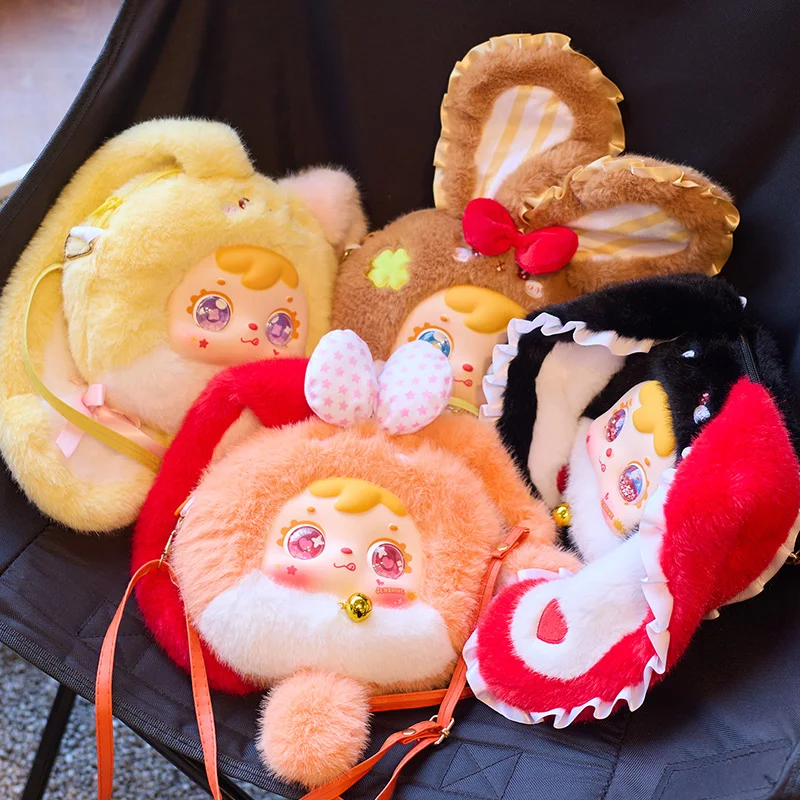 

Samuel Fortune Rabbit Bag Plush Toy Vinyl Doll Crossbody Bag Blind Box Cute Collect Toy Plush Ornament Mystery Box Girls Gift