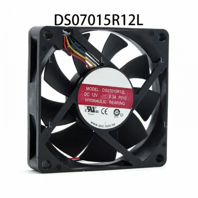 Oryginalny wentylator AVC CPU / wentylator osiowy DS07015R12L 4-pin 12VDC 0.3A 70*70*15MM