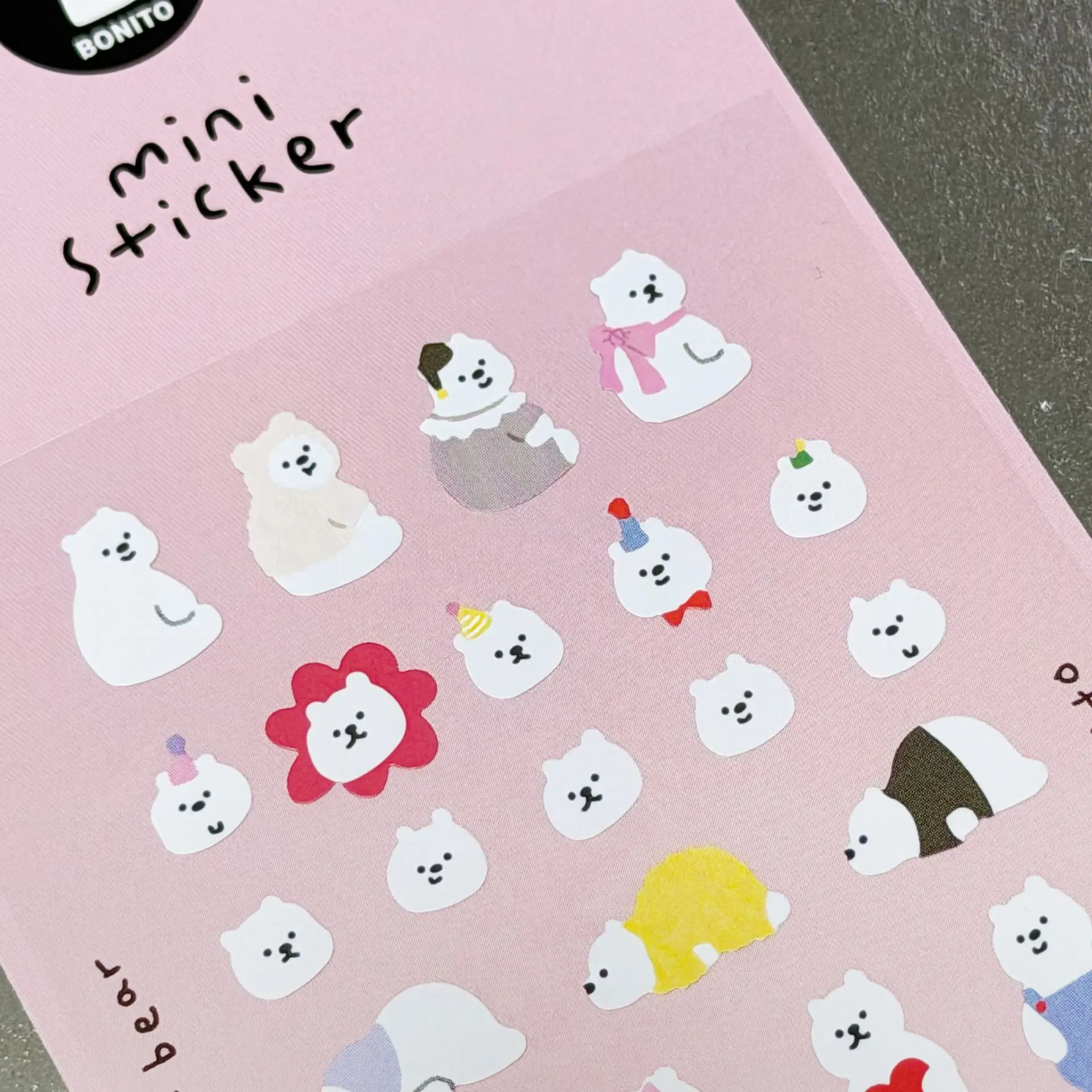 BONITO Mini Coffee Light Meal Space Cartoon Stickers Scrapbooking Diy Journal Diary Cute Stationery School Sticker Gift