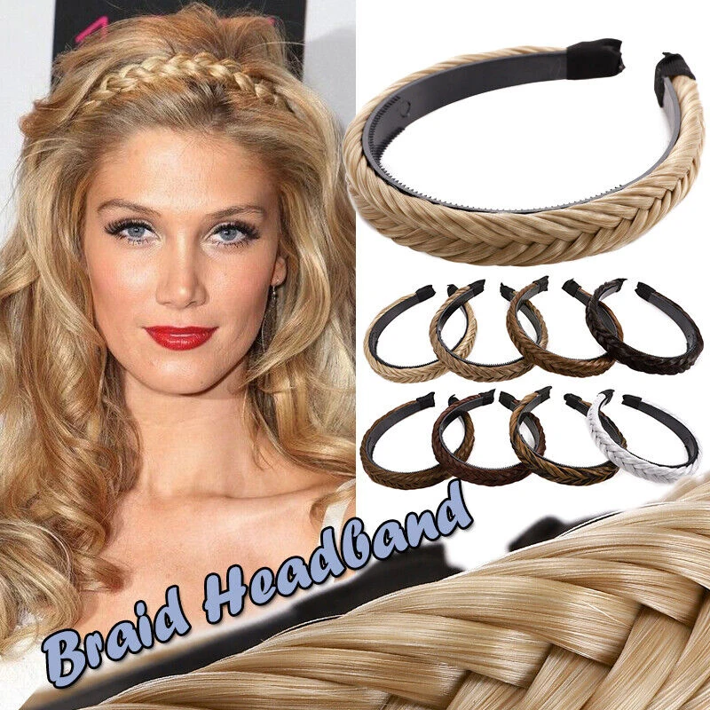 Fashion Women Twist Hairbands Toothed Non-slip Headbands Girls Braid Hair Accessories Adjustable Head Band Bezel Headwear