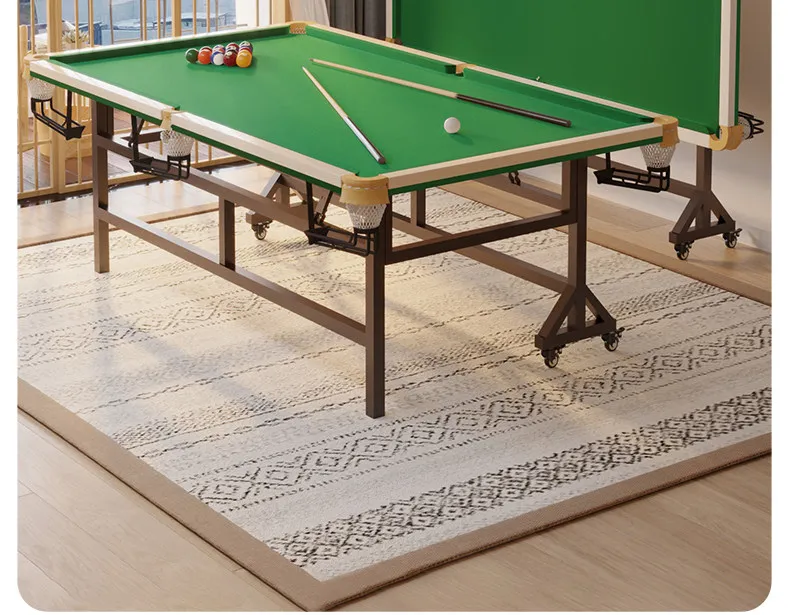 Factory Direct 2026 Pool table Household five-point adult foldable mid-eight snooker professional indoor pool table Children's p