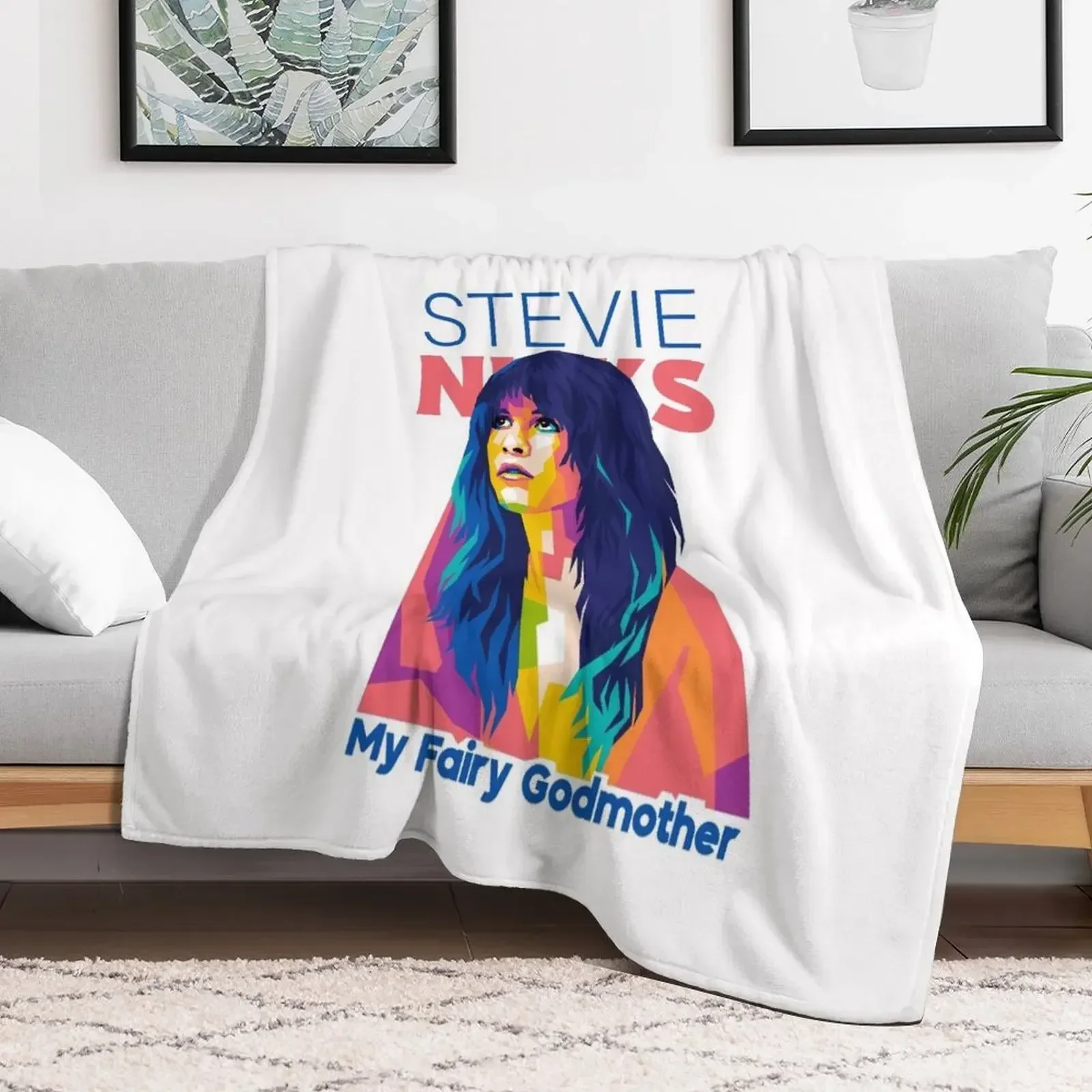 Stevie Nicks Is My Fairy Godmother Throw Blanket Fashion Sofas decorative Softest Blankets