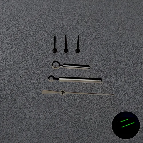 Parilk Hijau Bercahaya 6Pin Jam Tangan Pointer Pengganti Alat Perbaikan untuk AP Royal Oak VK63/64 Gerakan Kuarsa Dimodifikasi Jam Tangan