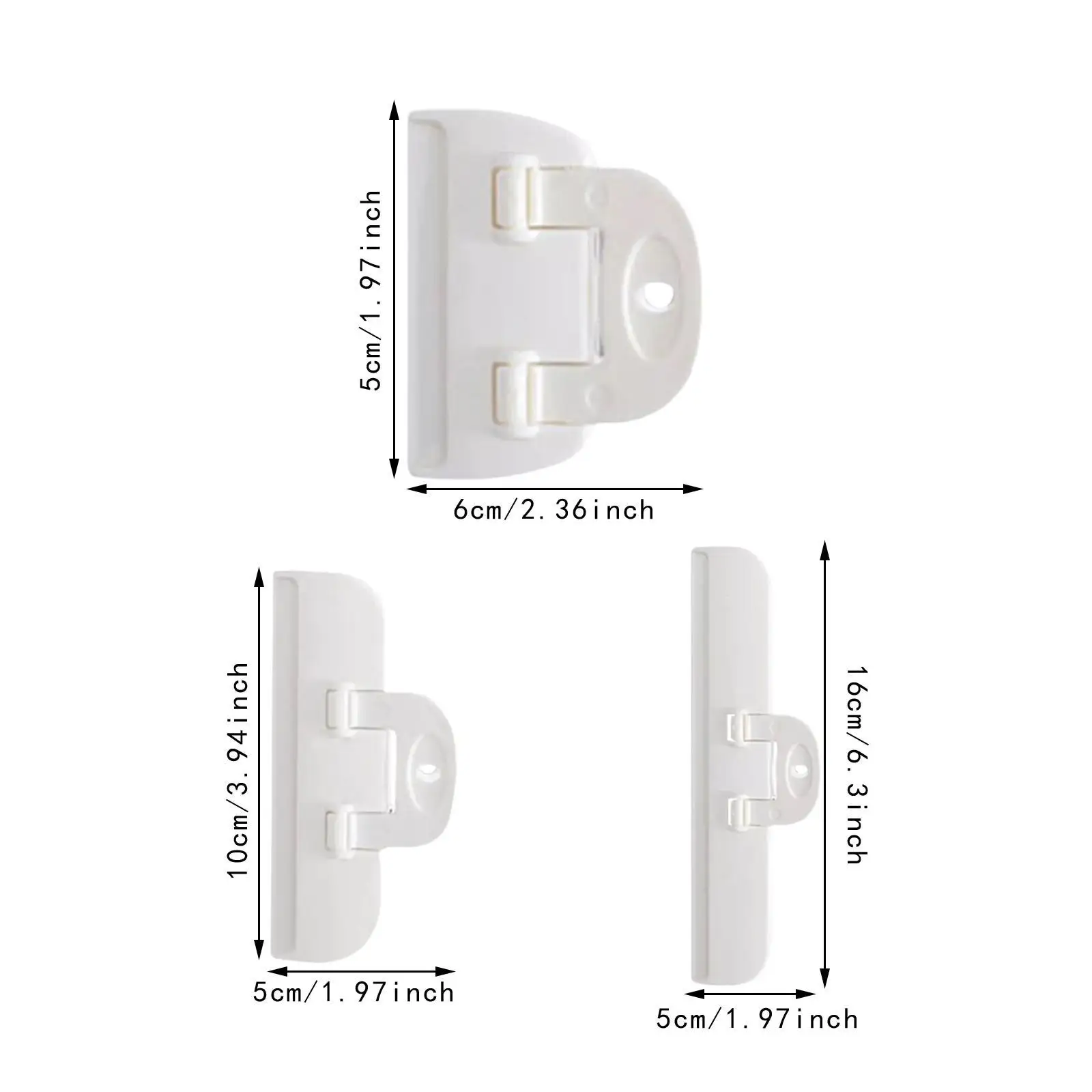 6x Chip Bag Clips Package Clips Food Clips for Bags for Office Bakery Home