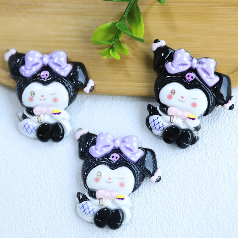 Miniso サンリオ DIY 樹脂アクセサリー半完成携帯電話ケース保護セット装飾パッチ手作り材料