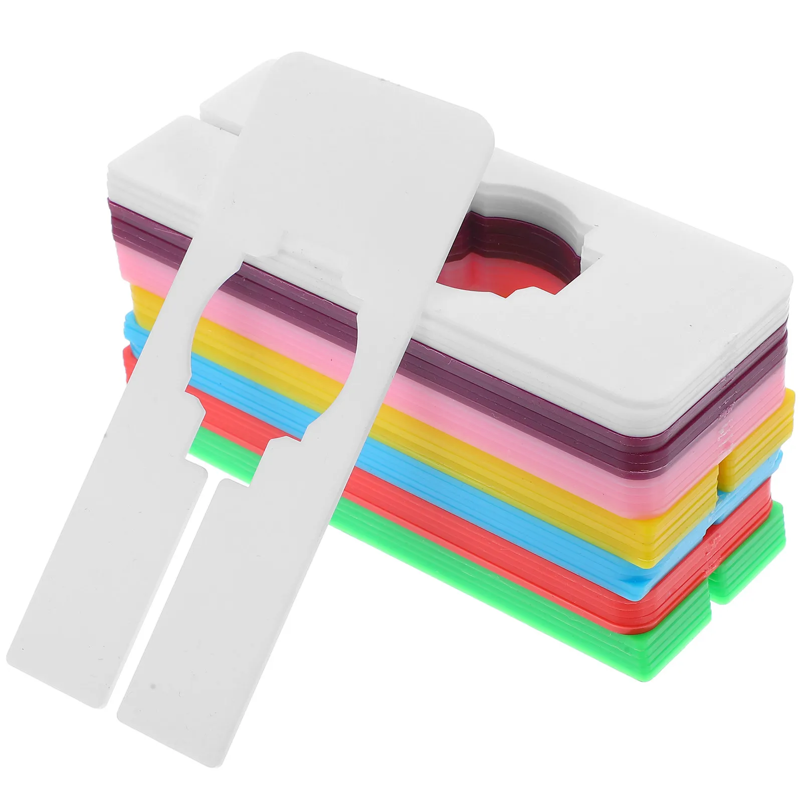 35Pcs Clothing Rack Size Dividers Rectangular Closet Hanger Dividers 35Mm 28Mm Hole Reusable Clothes Organization Tags