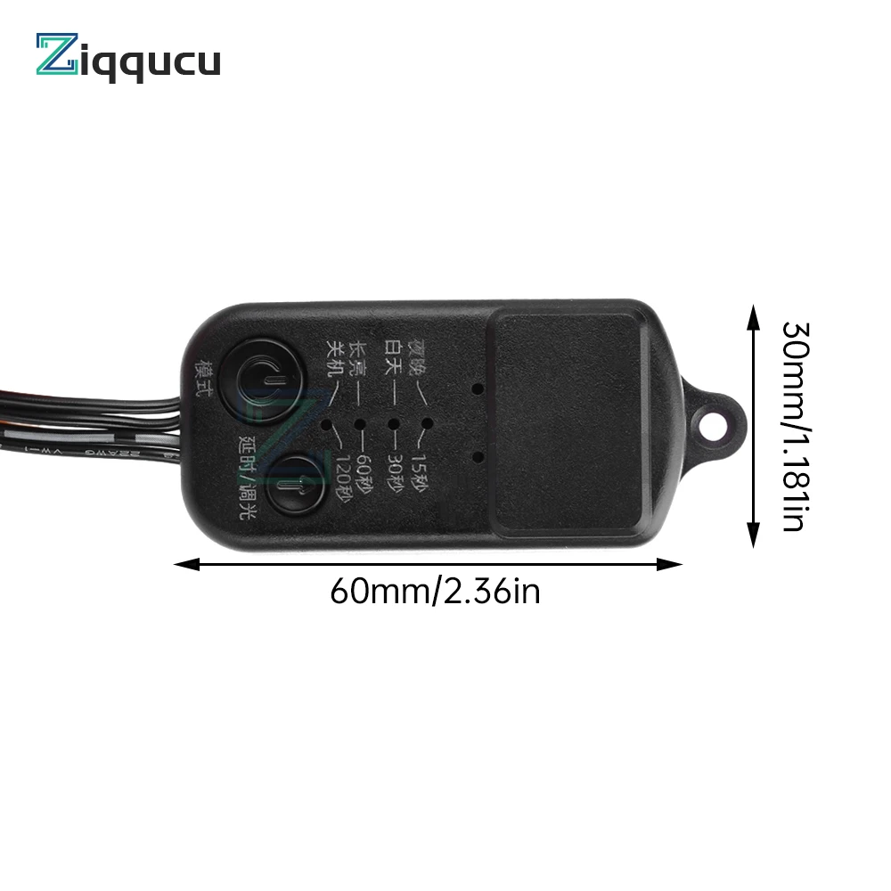 DC5-24V USB DC Microwave Radar Multi Power Induction Switch Time/Optical Control/Infinite Dimming Sensor For LED Light Strip