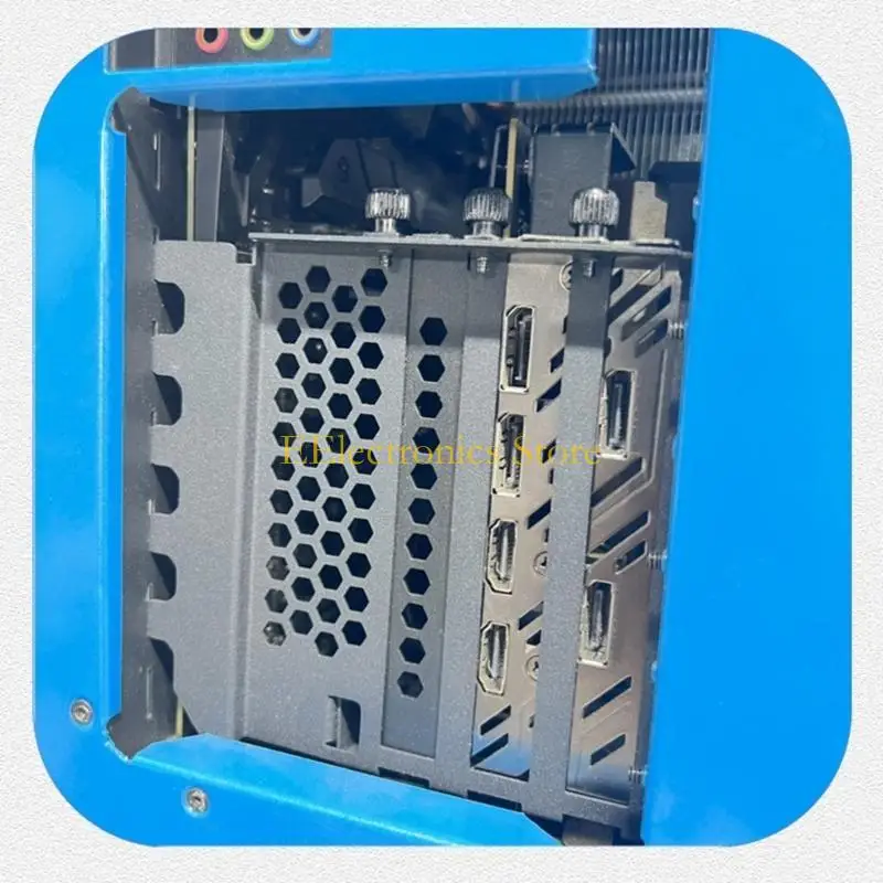 

B03C New Riser PCI-E x16 ATX Graphics Card Vertical Bracket GPU Holder+GEN4/3 PCIE 4.0/3.0 16X Riser Extender Cable 25CM