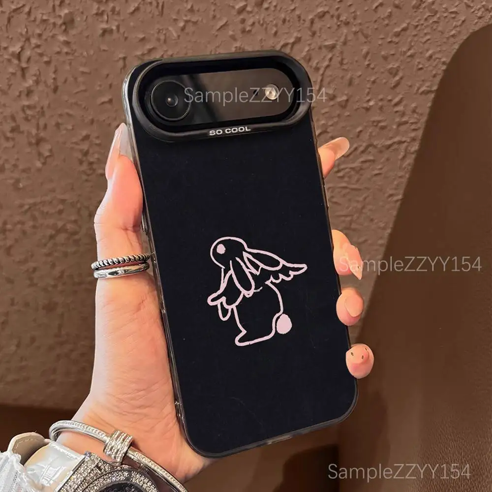 가수 K-Kenia Os 핑크 오라 폰 케이스 아이폰 17,16,15,14,13,12,X,8,Pro,Max,Plus,E,SE4,Air,Mini 블랙 IMD 매트