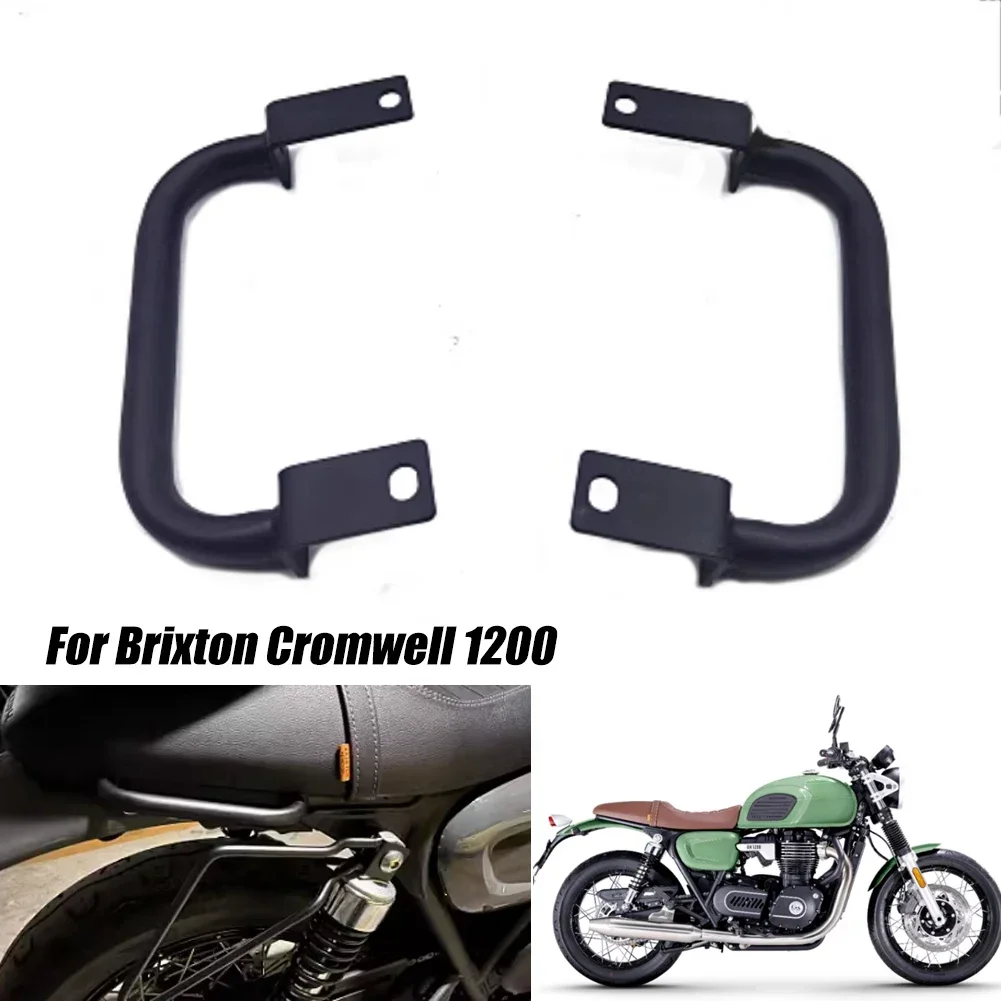 Motorcycle Rear Passenger Handgrips Grab Bar Seat Backrest Handle Armrest For Brixton Cromwell 1200 GK1200