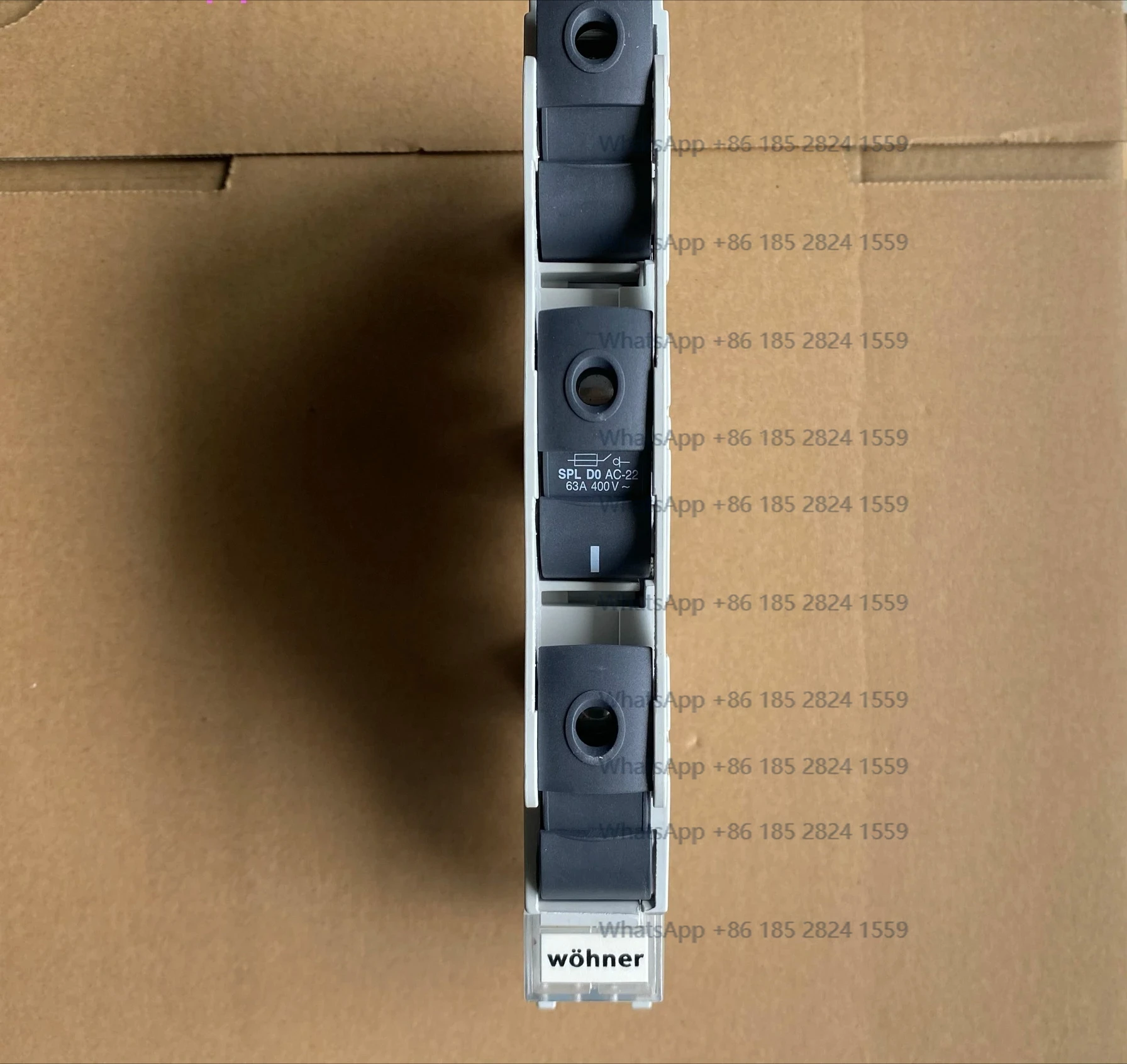 

1PCSGerman Werner Wohner D0 isolation switch fuse group E18/63A/3 pole 31158 In stock