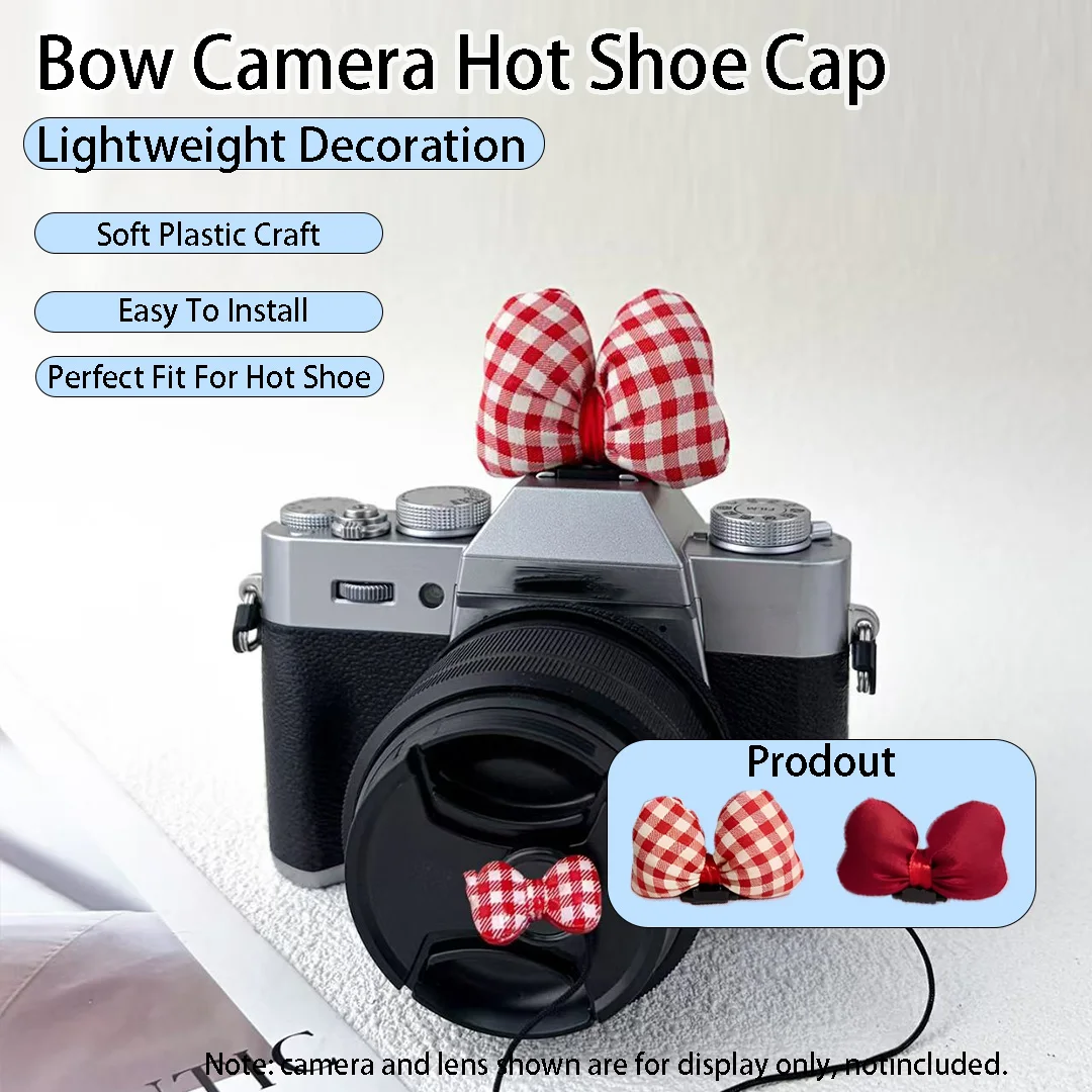 Cute Animal Hot Shoe Cover, Butterfly Series Design Camera Cap, Dustproof for Mirrorless, Camera Accessory