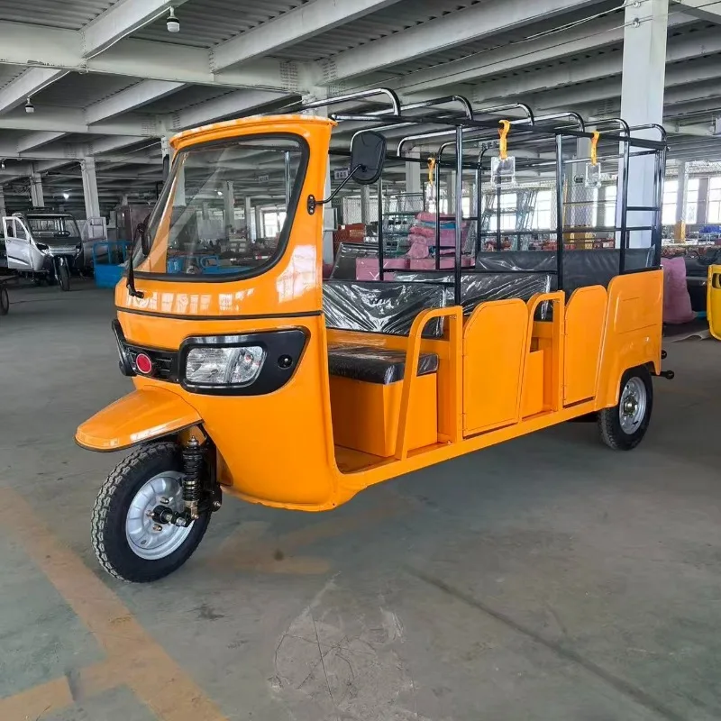 Electric Cargo Tricycle 60V 650W Motor Open Body Lead Acid Battery Long Range Three Wheel