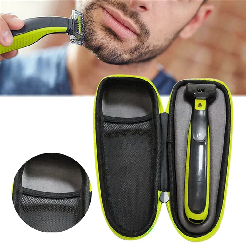 

【Hot-Sell】3X For Oneblade QP2530/2520 Shaver Storage Bag Hard Box Portable Travel Carry Case Cover For Single Blade Shav