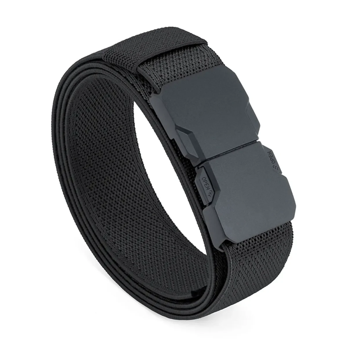 Unisex Stretch Elastic Belt with Quick Release Buckle for Men And Women Strong Real Nylon Work Belt for Overalls