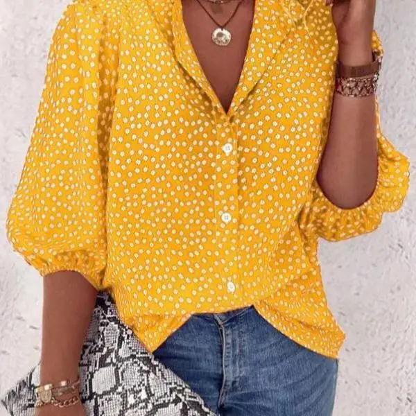 Ropa interior cálida con estampado floral para hombres y mujeres, ajuste regular, cuello ort Sve, cuero PU, para mediana edad